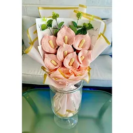 זר מוכן של קאלות סרוגות 242646 עבודת יד מבית CITYSPORT