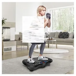 פלטת כושר רוטטת קרבון 242878 לחיטוב ועיסוי הגוף ושיפור הזרמת הדם בגוף