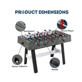 שולחן משחק כדורגל 250144 בגודל 48 אינץ מבית CITYSPORT