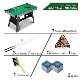 שולחן סנוקר מיני 250145 בגודל 48 אינץ מבית CITYSPORT