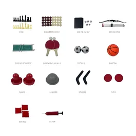 שולחן משולב 12 משחקים ב-1 בגודל 48 אינצ' 250148 מבית CITYSPORT