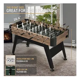 שולחן משחק כדורגל 250157 בגודל 54 אינצ' מבית CITYSPORT