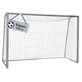שער כדורגל ברזל מקצועי 250173 באורך 300 ס"מ HUDORA EXPERT גרמניה