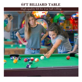 שולחן סנוקר ביתי 250502 בגודל 6 פיט דגם "יהלום"