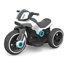 אופנוע ממונע לילדים 250852 בעוצמה 6V דגם פוליס POLICE