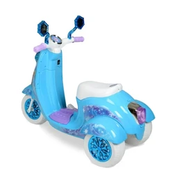 אופנוע ממונע לילדים 250862 עם 3 גלגלים, בעוצמה 6V דגם FROZEN של דיסני