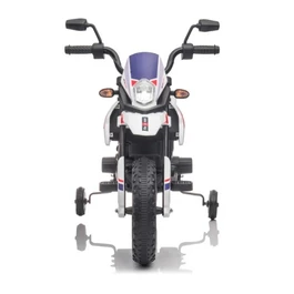 אופנוע ממונע לילדים 250855 עם גלגלי עזר, בעוצמה 12V דגם אפריליה