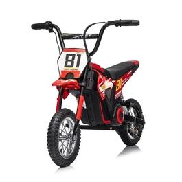 אופנוע ממונע לילדים גלגלי שטח 250889 בעוצמה 24V מנוע שרשרת מבית NITROX כולל גלגלי עזר 3 מהירויות שונות 6-12-25 קמ"ש