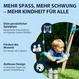 מתקן נדנדה לילדים 250962 VARIO BASIC יחיד HUDORA גרמניה