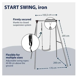 מתקן נדנדה לילדים 250963 START ליחיד HUDORA גרמניה