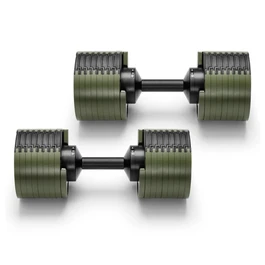 משקולות אוניברסליות 251023 מתכווננות עד NÜOBELL® Green Black 32 KG (מקורי)