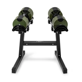 משקולות אוניברסליות 251023 מתכווננות עד NÜOBELL® Green Black 32 KG (מקורי)