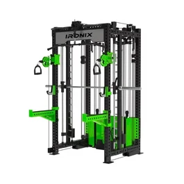 מולטי טריינר קומבו מקצועי כולל סמיט משין 251029 דגם IRONIX® P9 (6 נקודות פולי!!)