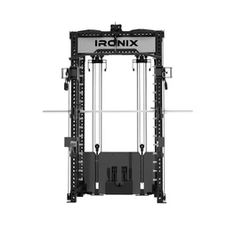 מולטי טריינר קומבו מקצועי כולל סמיט משין 251029 דגם IRONIX® P9 (6 נקודות פולי!!)