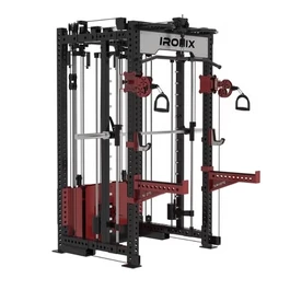 מולטי טריינר קומבו מקצועי כולל סמיט משין 251029 דגם IRONIX® P9 (6 נקודות פולי!!)