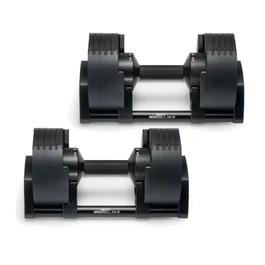 זוג משקולות אוניברסליות מתכווננות מ-2 עד 20 ק"ג אוניברסלית בצבע BLACK MATTE 251035 (אוטומטית) NUO NUOBELL מקורי