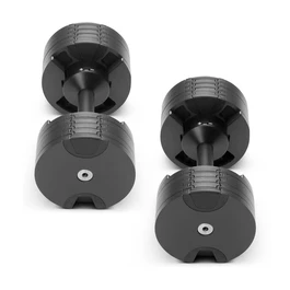 זוג משקולות אוניברסליות מתכווננות מ-2 עד 20 ק"ג אוניברסלית בצבע BLACK MATTE 251035 (אוטומטית) NUO NUOBELL מקורי
