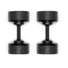 זוג משקולות אוניברסליות מתכווננות מ-2 עד 20 ק"ג אוניברסלית בצבע BLACK MATTE 251035 (אוטומטית) NUO NUOBELL מקורי