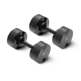 זוג משקולות אוניברסליות מתכווננות מ-2 עד 20 ק"ג אוניברסלית בצבע BLACK MATTE 251035 (אוטומטית) NUO NUOBELL מקורי