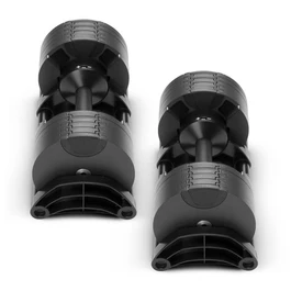 זוג משקולות אוניברסליות מתכווננות מ-2 עד 20 ק"ג אוניברסלית בצבע BLACK MATTE 251035 (אוטומטית) NUO NUOBELL מקורי