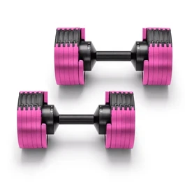 משקולת אוניברסלית 251036 מתכווננות עד 20 ק"ג (מקורי) NÜOBELL® PRINCESS PINK BLACK