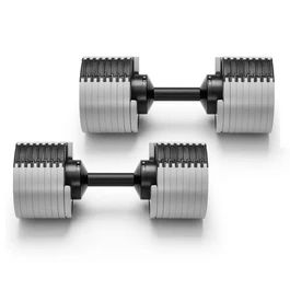 משקולת אוניברסלית 251040 מתכווננות עד 32 ק"ג (מקורי) NÜOBELL® ASH BLACK