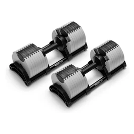 משקולת אוניברסלית 251040 מתכווננות עד 32 ק"ג (מקורי) NÜOBELL® ASH BLACK