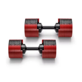 משקולת אוניברסלית 251041 מתכווננות עד 32 ק"ג (מקורי) NÜOBELL® RED BLACK