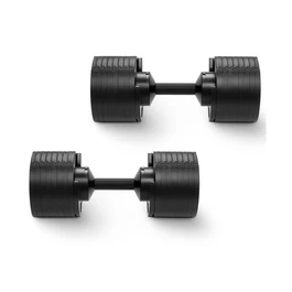 משקולת אוניברסלית 251042 מתכווננות עד 32 ק"ג (מקורי) NÜOBELL® BLACK MATTE