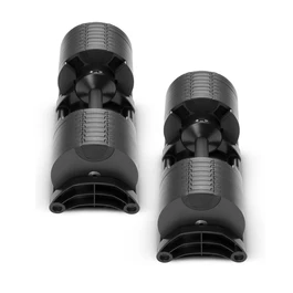 משקולת אוניברסלית 251042 מתכווננות עד 32 ק"ג (מקורי) NÜOBELL® BLACK MATTE