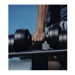 זוג משקולות אוניברסליות 251045 מתכווננות עד 40 ק"ג (מקורי) NÜOBELL®