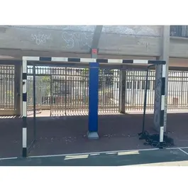 שער קט-רגל נייד 300/200 ס"מ פרופיל 40-80 ס"מ פרופיל אחורי עגול (2 צול) מבית CITYSPORT