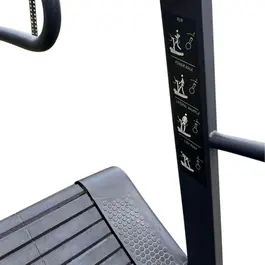 הליכון מעוקל מקצועי Sprinter800 251215 מסלול ריצה מכני עם רצועת אלומיניום מבית CITYSPORT