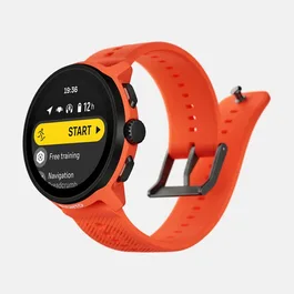 שעון ספורט וכושר 251388 דגם RUN בצבע כתום Coral Orange (Silicone Strap) עם רצועת סיליקון מבית SUUNTO