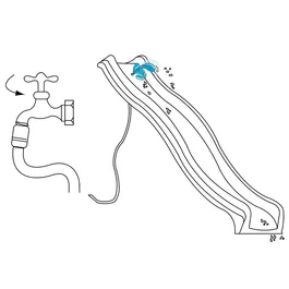 מתקן טיפוס לילדים פלייבאז 261431 באורך 2.4 מטר - תוצרת הולנד