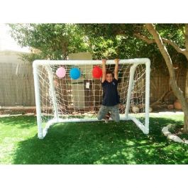 שער כדורגל מקצועי בגודל 210/150 ס"מ, עשוי PVC מעוגל מבית CITYSPORT