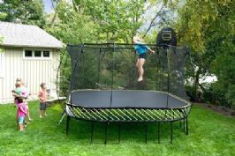 טרמפולינה 13 פיט  Springfree o92  אובלית מקצועית