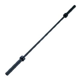 מוט אולימפי cross-fit שחור עם מיסבים