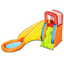 מתנפח מיים 53347 כולל מגלשה/קיר טיפוס/בריכת שיכשוכית BESTWAY