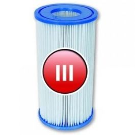 פילטר III באורך 20 ס"מ, קוטר 10.4 ס"מ, חור פנימי 5.1 ס"מ למשאבת הבריכה BESTWAY 58012