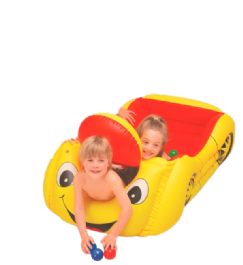 בריכת ילדים בצורת מכונית, כולל כדורים מבית CITYSPORT