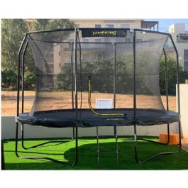 טרמפולינה אובלית לחצר 901723 בגודל 3.0/4.6 מטר עם רשת פנימית JUMPKING
