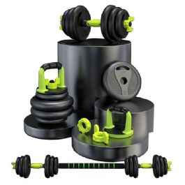 סט אימון כוח 484072 משקולות משולבות קטלבלס 4 בתוך 1 מבית CITYSPORT