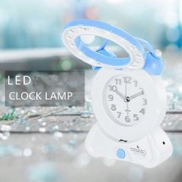 שעון מעורר שולחני משולב במנורת לילה/קריאה 902017 מבית CITYSPORT