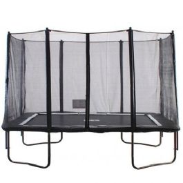 טרמפולינה מלבנית עם רשת הגנה חיצונית 2.7/1.8 מ' צבע שחור מבית CANADA
