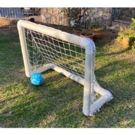 שער כדורגל PVC ס"מ 180/120 ס"מ עובי 90 מ"מ ללא תמיכה אחורית כולל רשת 485560 מבית CITYSPORT