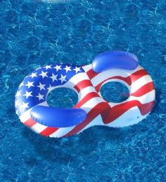 אבוב זוגי דגל אמריקה דגם 90413 מבית SwimLine