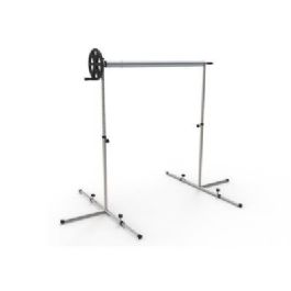 גלגלת נירוסטה טלסקופית לבריכות עיליות מוסטנג