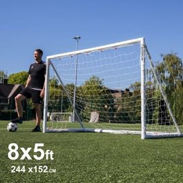 שער כדורגל בגודל 2.4/1.5 ס"מ 313045 סדרה Q-FOLD PVC מבית QUICKPLAY