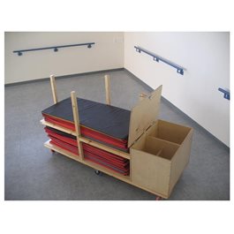 עגלת מזרונים מעץ 100205 מבית CITYSPORT